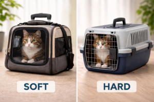 Read more about the article Soft vs Hard Cat Carrier: Which One Is Better for Your Cat?