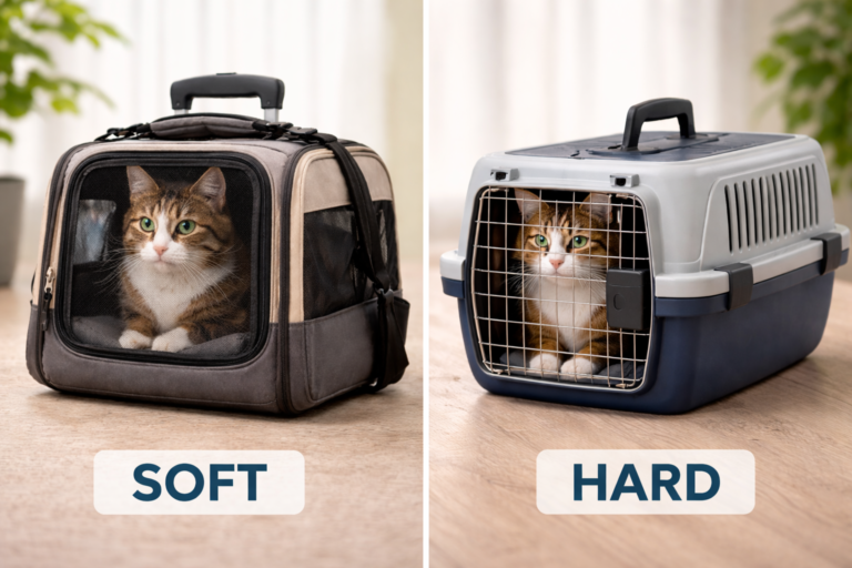 Soft vs Hard Cat Carrier: Which One Is Better for Your Cat?