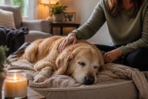 Read more about the article How to Calm an Anxious Dog at Home: What Actually Works